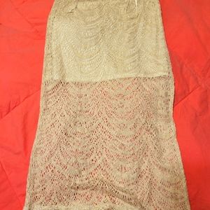 Gold Shimmering Skirt!